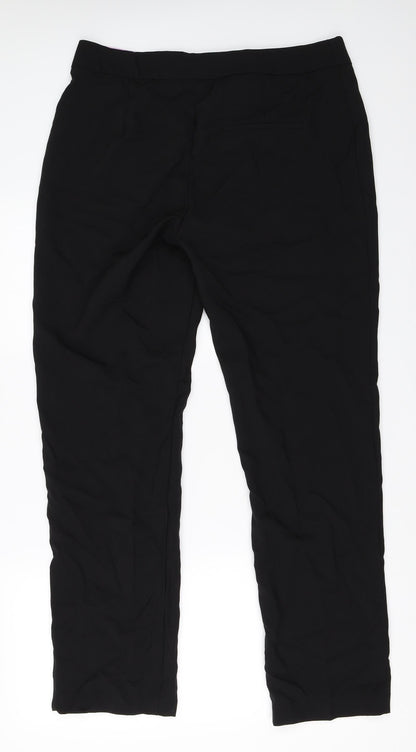 Womens UK Size 14 Papaya Regular Fit  Black Trousers