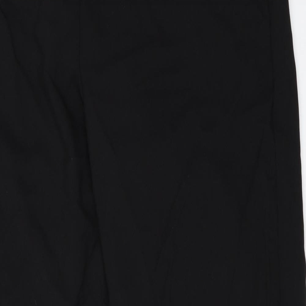 Womens UK Size 14 Papaya Regular Fit  Black Trousers