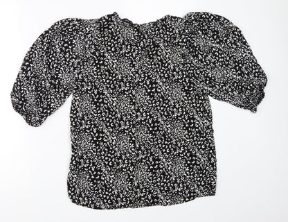 F&F Womens Black   Basic Blouse Size 8