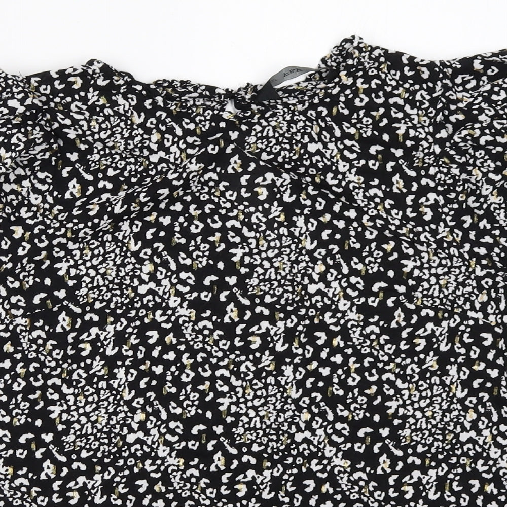 F&F Womens Black   Basic Blouse Size 8