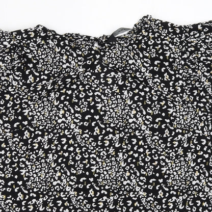 F&F Womens Black   Basic Blouse Size 8