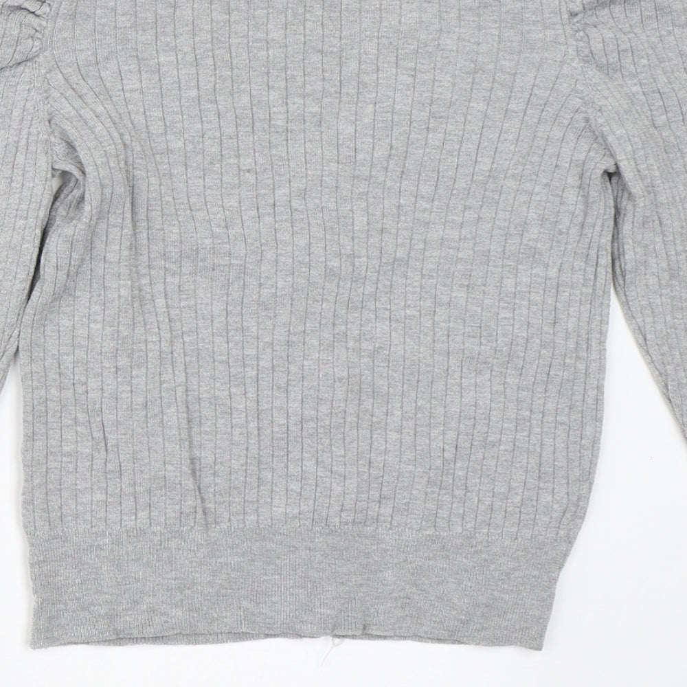 Womens UK Size M H&M Grey Pullover Jumper