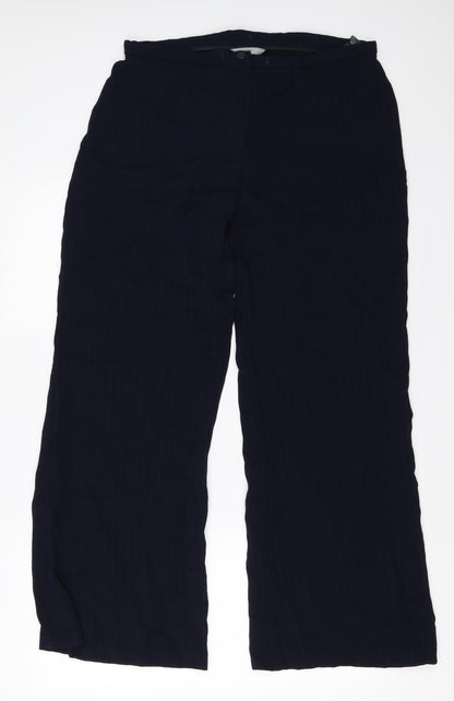 Marks and Spencer Womens Blue   Trousers  Size 14 L29.5 in