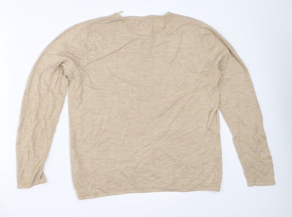 Womens UK Size M Bonmarché Beige Pullover Jumper