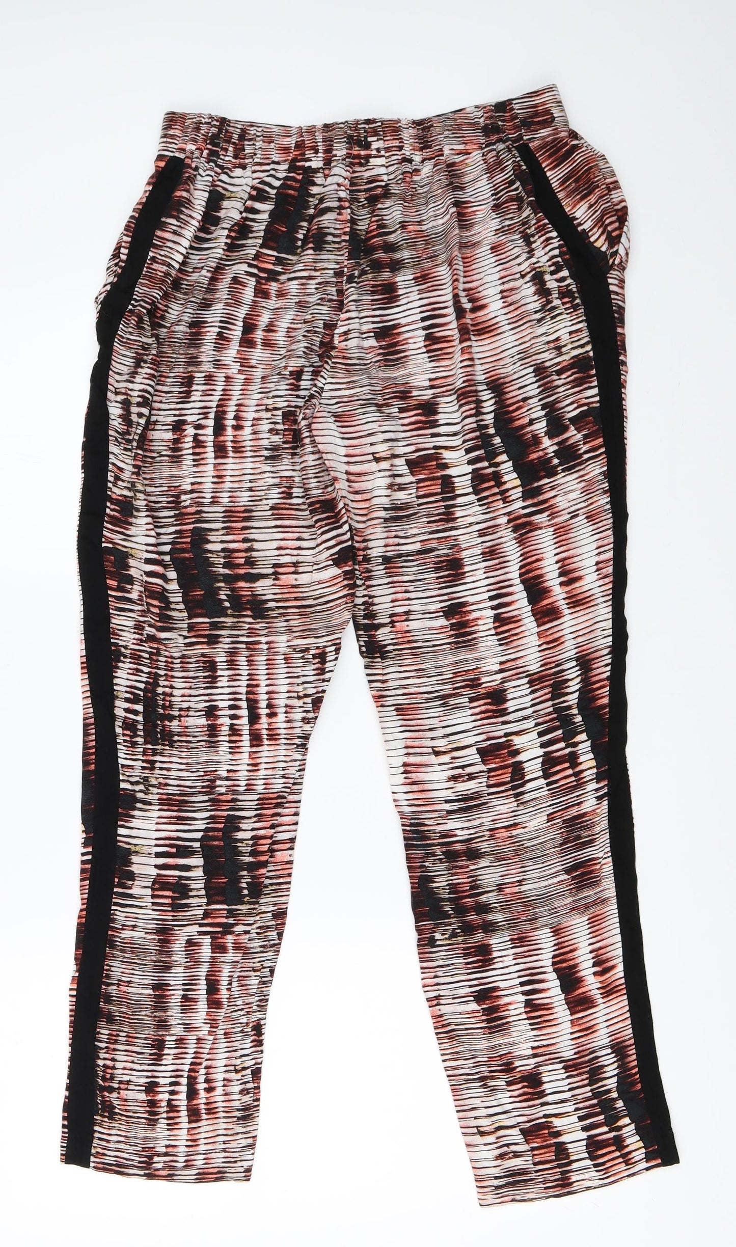 TU Womens Red   Capri Trousers Size 12 L28 in