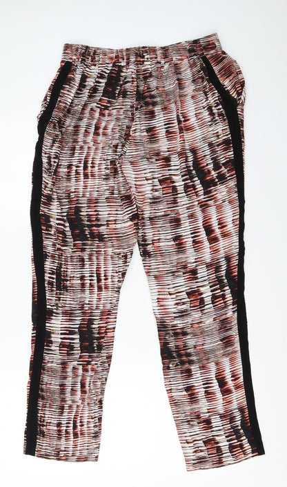 TU Womens Red   Capri Trousers Size 12 L28 in