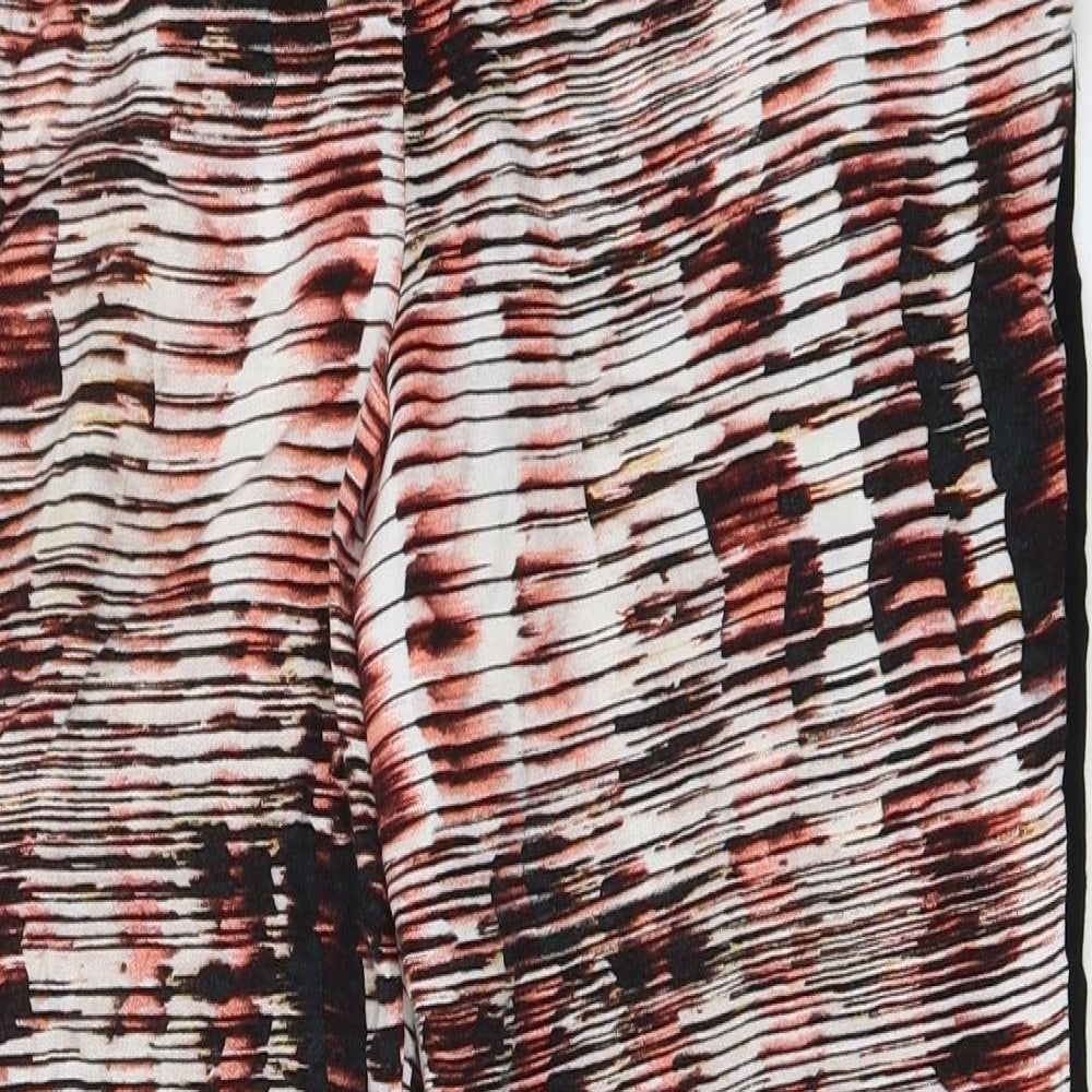 TU Womens Red   Capri Trousers Size 12 L28 in