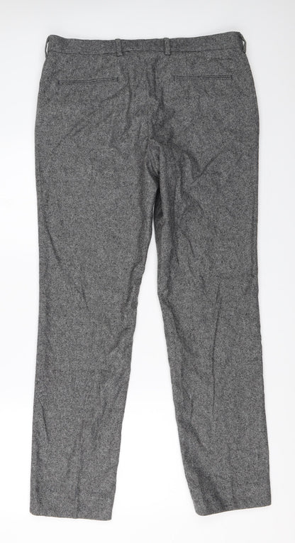 Womens UK Size 32 in Preworn Regular Fit  Grey Trousers