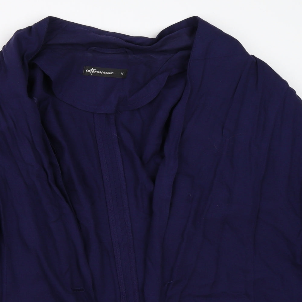 Womens UK Size 16 Internationale Blue Jacket