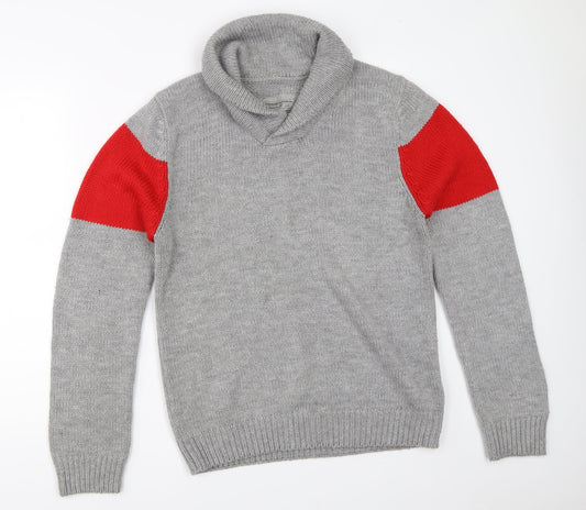 New Look Mens Grey   Pullover Jumper Size M