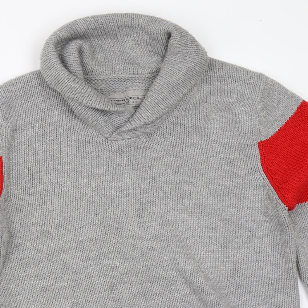 New Look Mens Grey   Pullover Jumper Size M