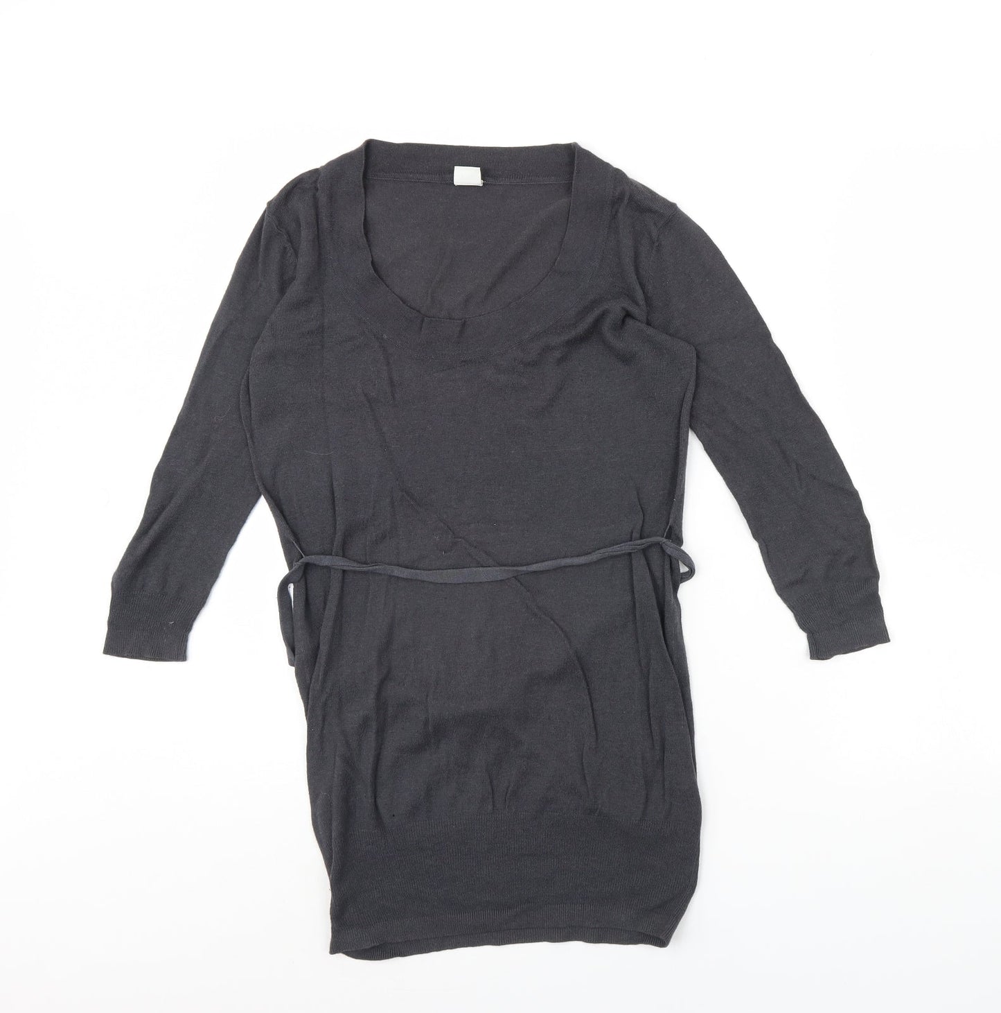 Womens UK Size 12 New Look Grey Pullover Jumper