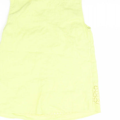Womens UK Size 8 Monsoon Green Basic Tank