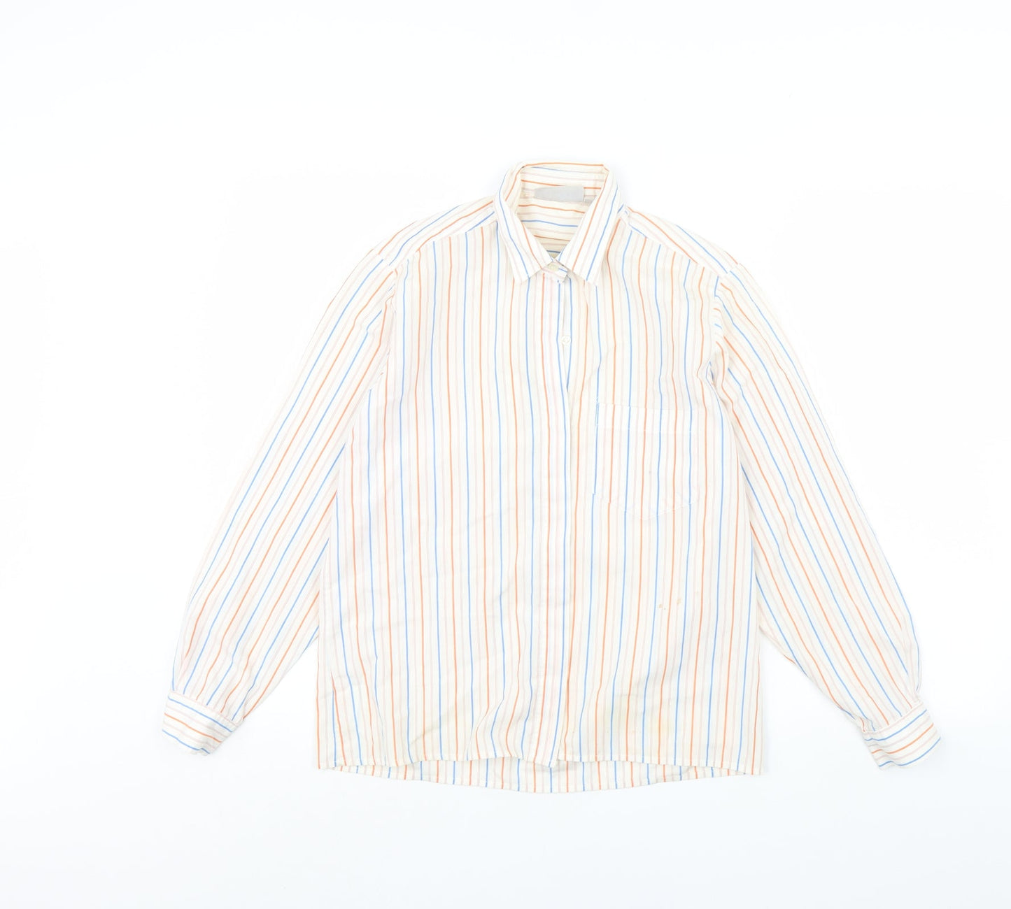 Womens UK Size 12 NEXT Ivory Basic Button-Up