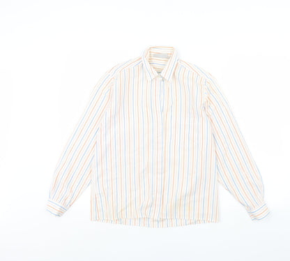 Womens UK Size 12 NEXT Ivory Basic Button-Up