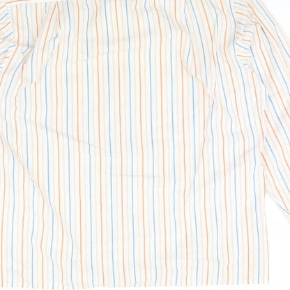 Womens UK Size 12 NEXT Ivory Basic Button-Up