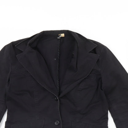 Womens UK Size 10 Divided Black Jacket