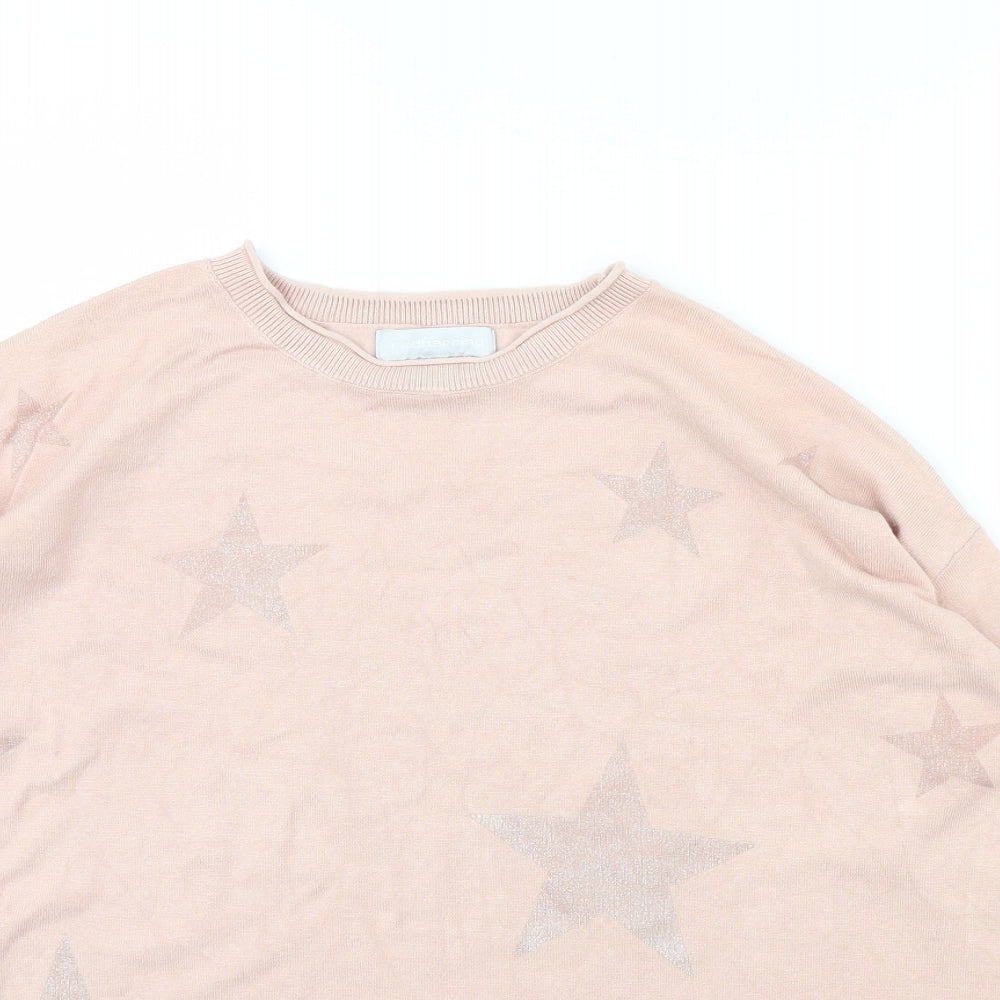 Womens UK Size 8 Red Herring Pink Pullover Jumper