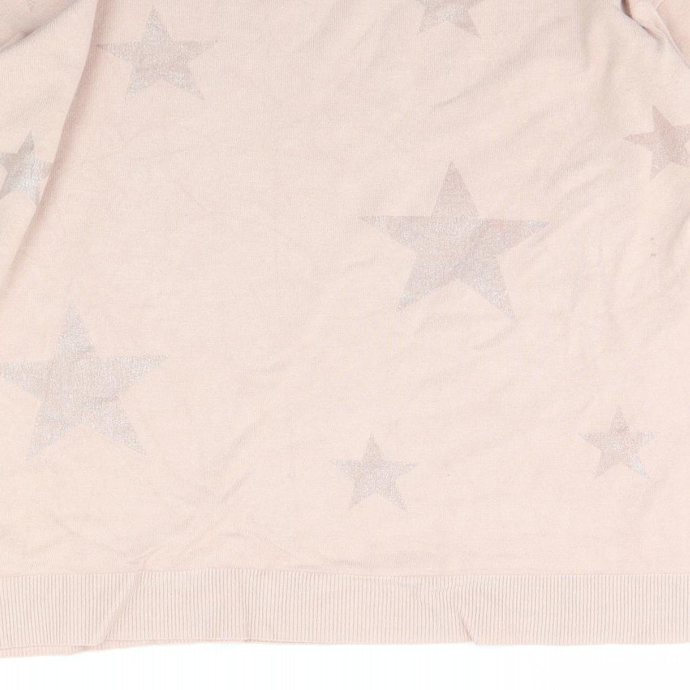 Womens UK Size 8 Red Herring Pink Pullover Jumper