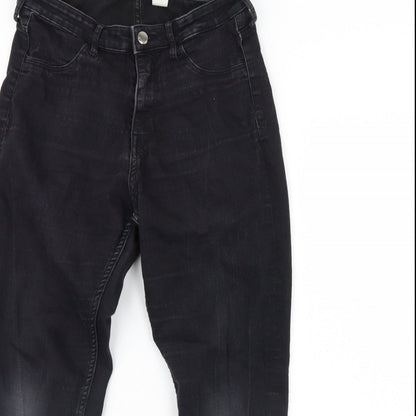 Womens UK Size 30 in Preworn Regular Fit Skinny Black Jeans