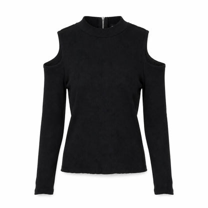 Womens UK Size S Divided Black Pullover Jumper