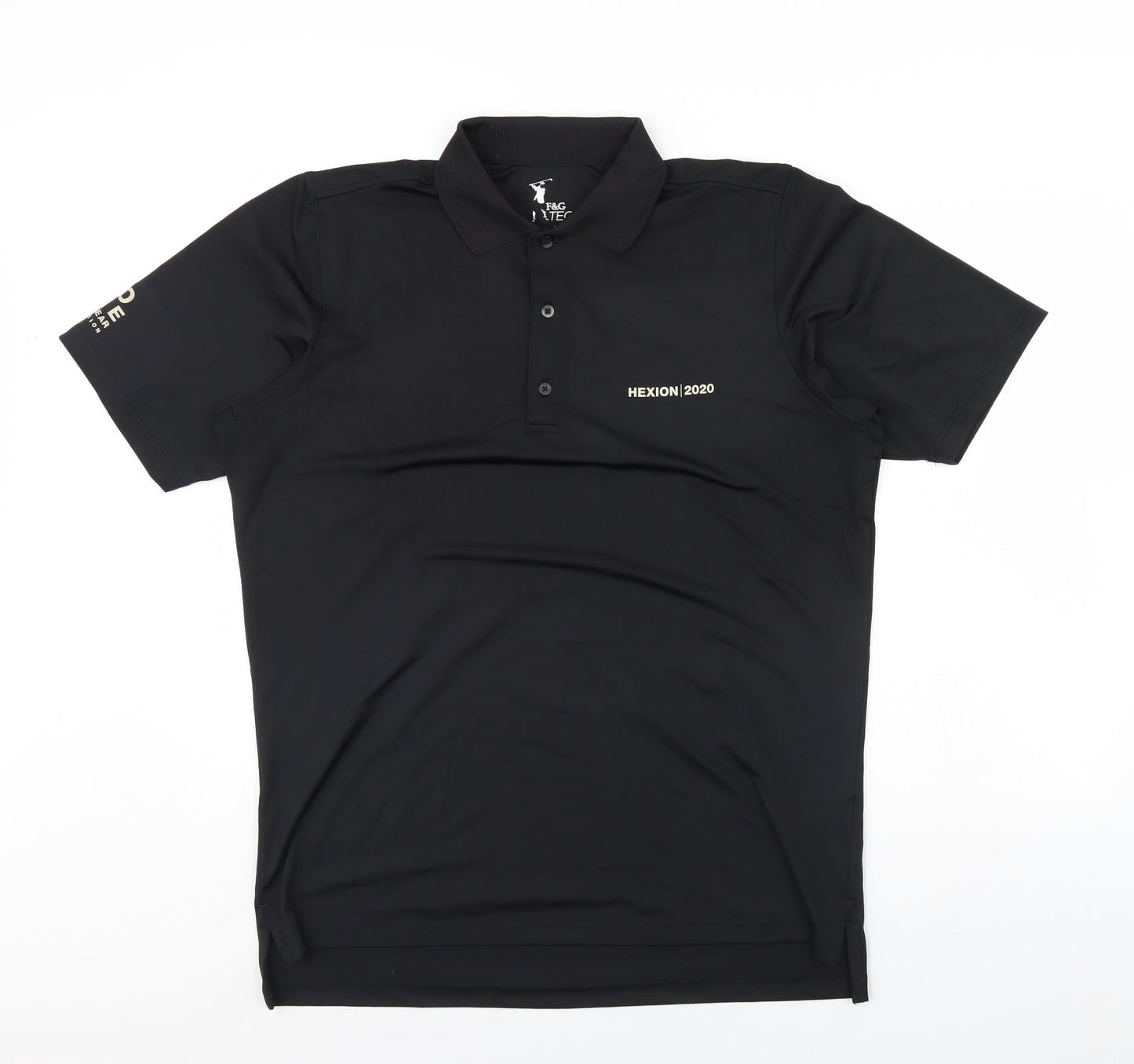 F&G Mens Black    Polo Size M