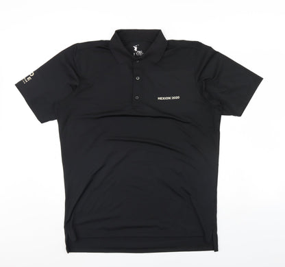 F&G Mens Black    Polo Size M