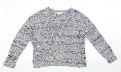 Womens UK Size 12 M&S Blue Pullover Jumper