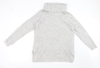 Womens UK Size M Sainsburys Grey Pullover Jumper