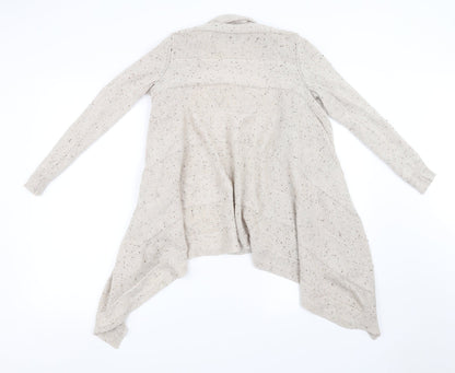 Womens UK Size 6 TESCO Grey Cardigan Jumper