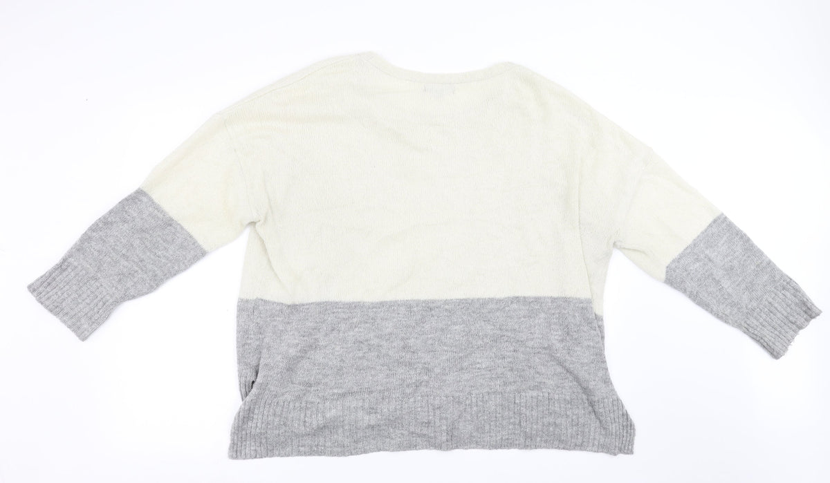 New Look Womens Grey   Pullover Sweatshirt Size L