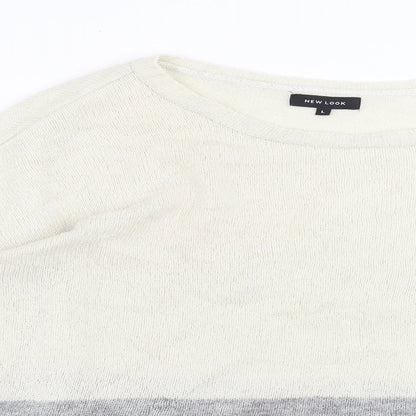 New Look Womens Grey   Pullover Sweatshirt Size L