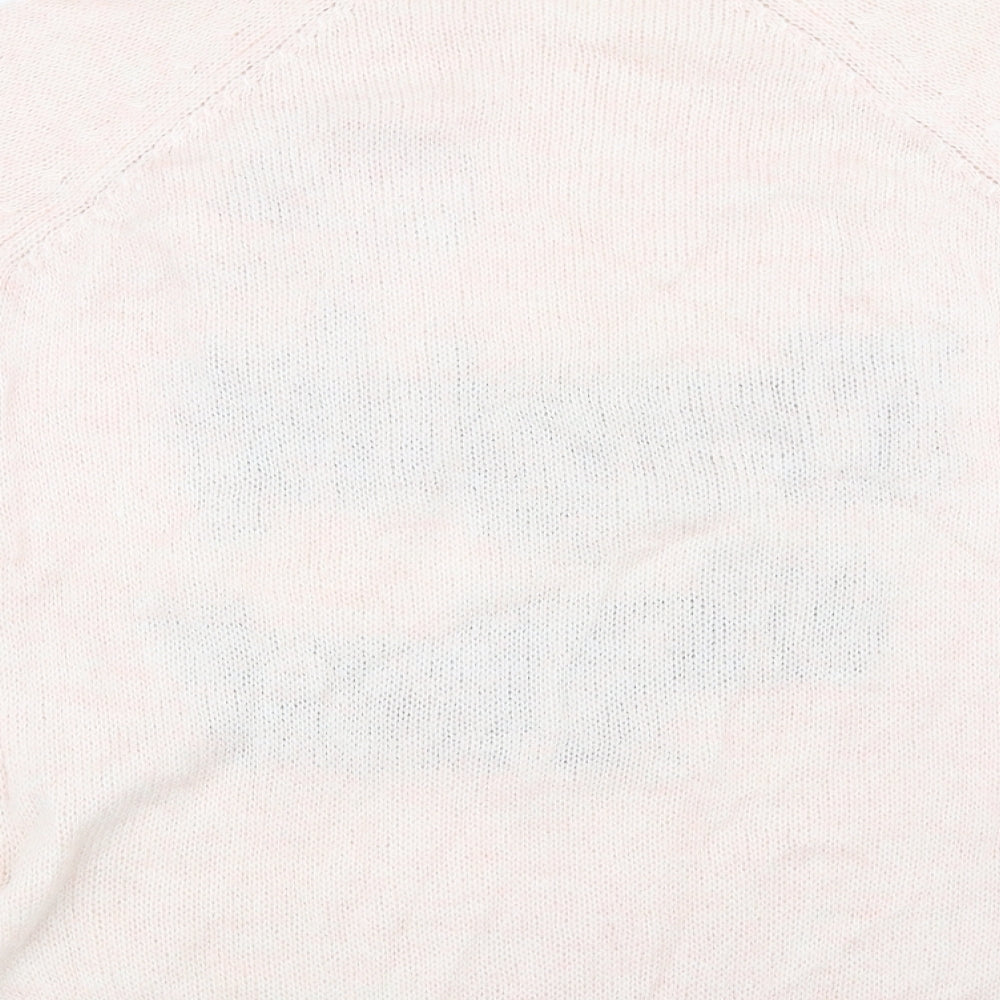 River Island Womens Pink   Pullover Sweatshirt Size 6  - chrismas