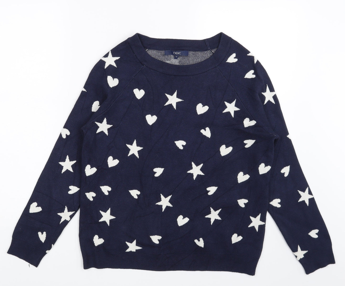 Womens UK Size XS NEXT Blue Pullover Jumper