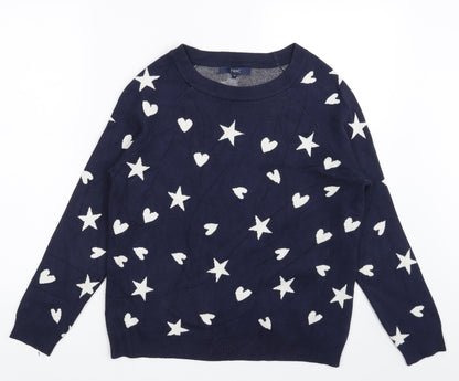 Womens UK Size XS NEXT Blue Pullover Jumper