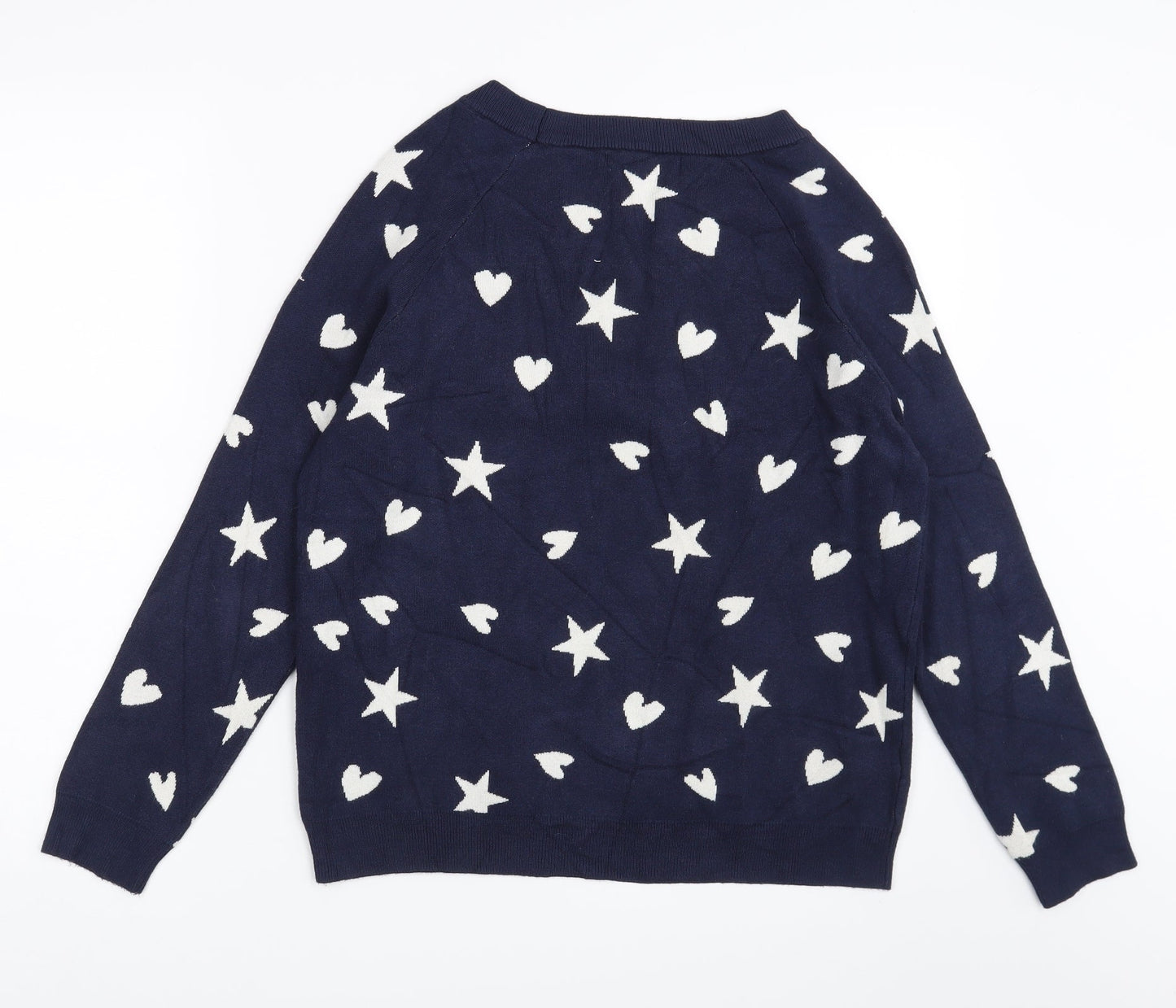 Womens UK Size XS NEXT Blue Pullover Jumper