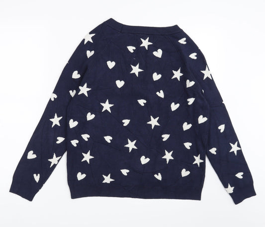 Womens UK Size XS NEXT Blue Pullover Jumper