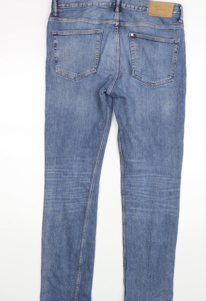 &denim Womens Blue   Straight Jeans Size 33 in L31 in