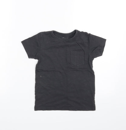 Next Boys Grey   Basic T-Shirt Size 7 Years