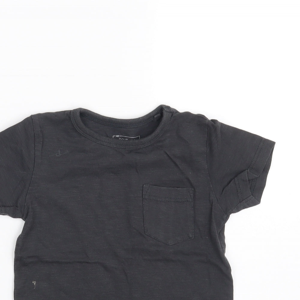 Next Boys Grey   Basic T-Shirt Size 7 Years