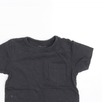 Next Boys Grey   Basic T-Shirt Size 7 Years