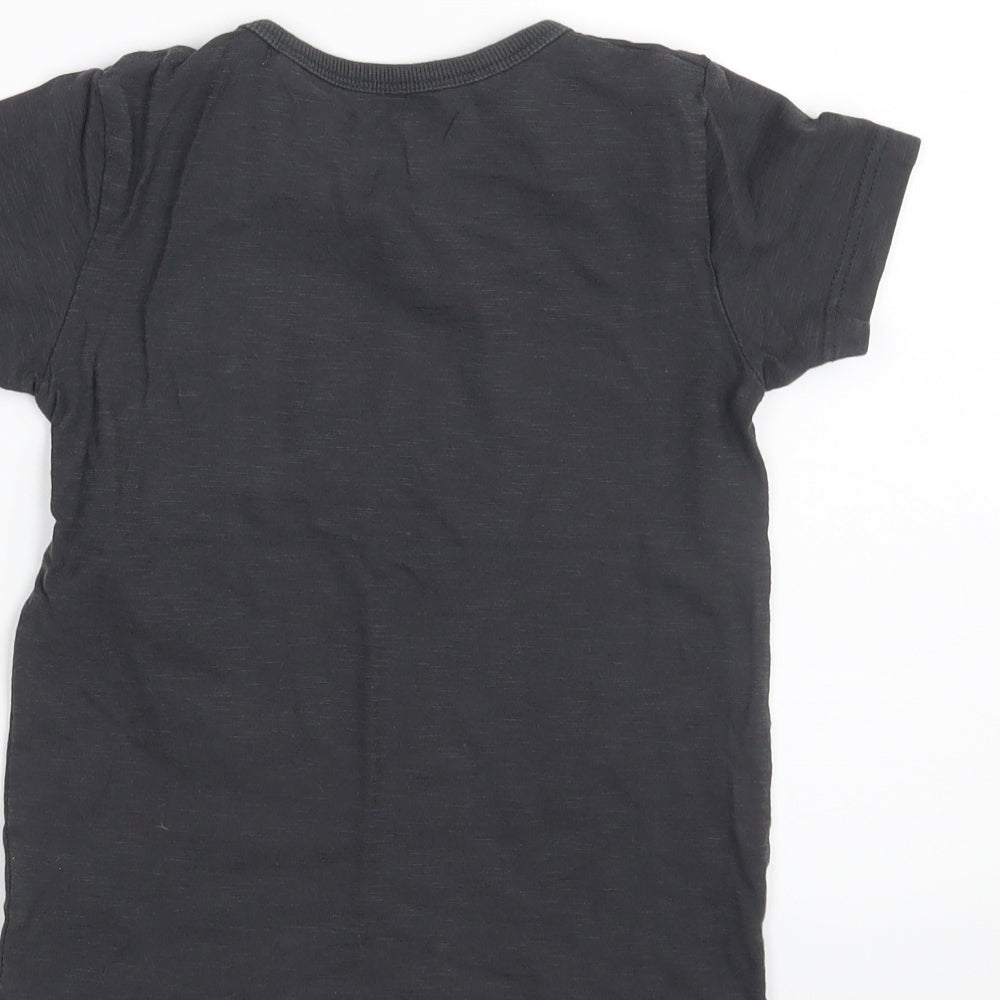 Next Boys Grey   Basic T-Shirt Size 7 Years