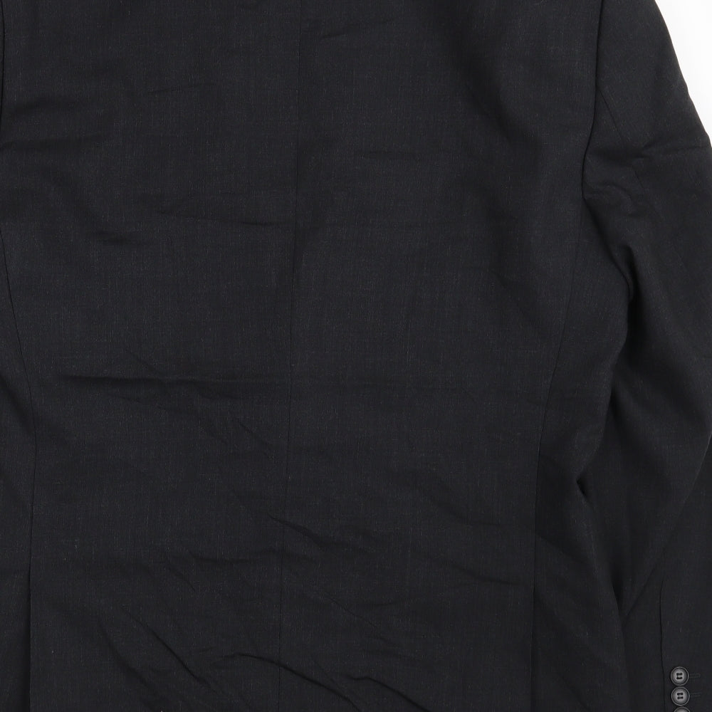 Mens UK Size 38 Carl Gross Regular Grey Suit Jacket