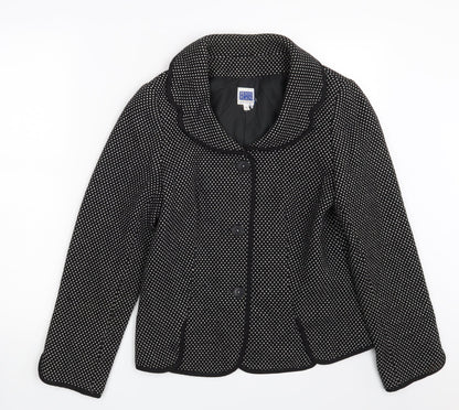 Womens UK Size 10 Penny plain Black Jacket