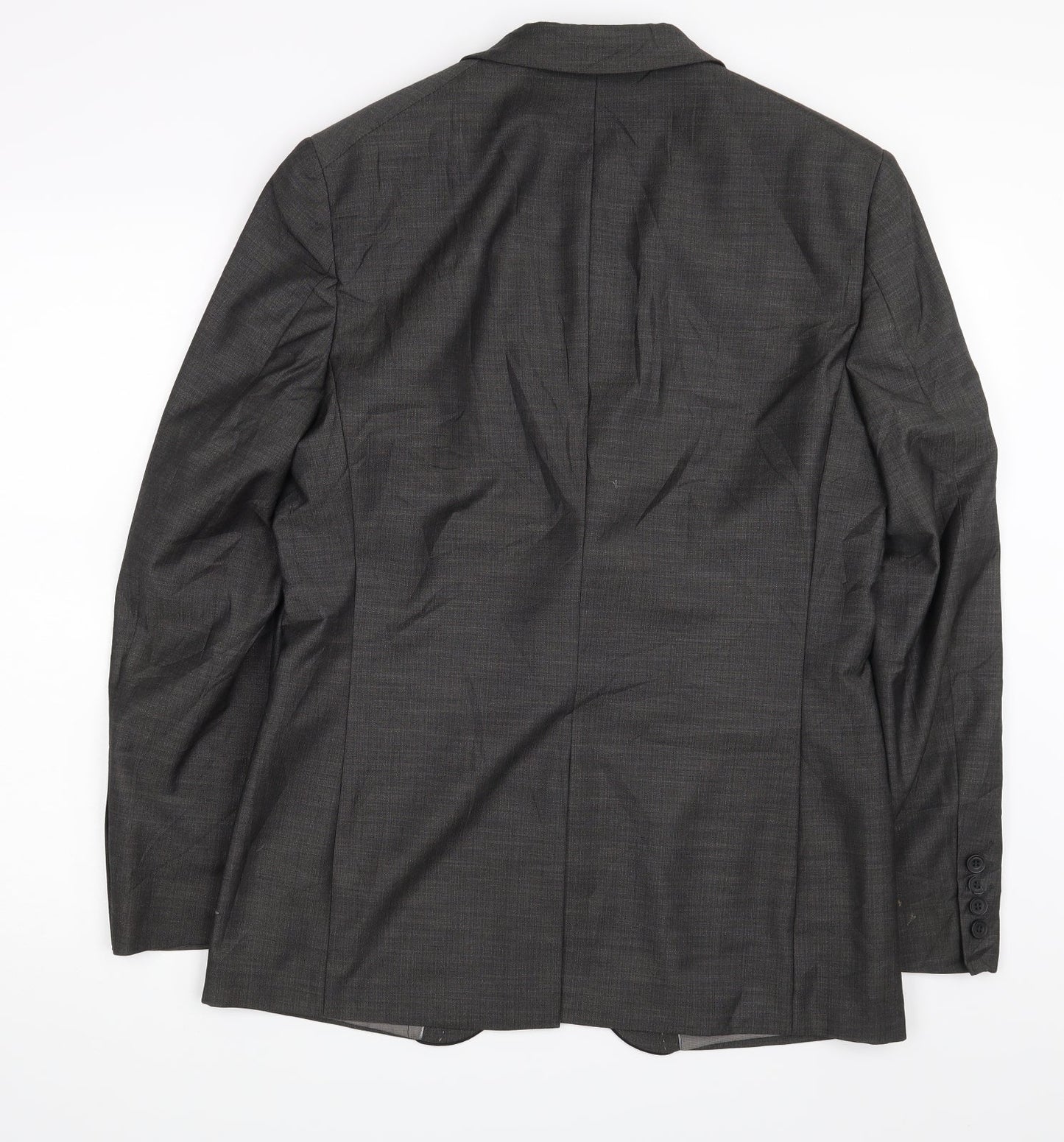 Mens UK Size 38 Burton Regular Grey Suit Jacket