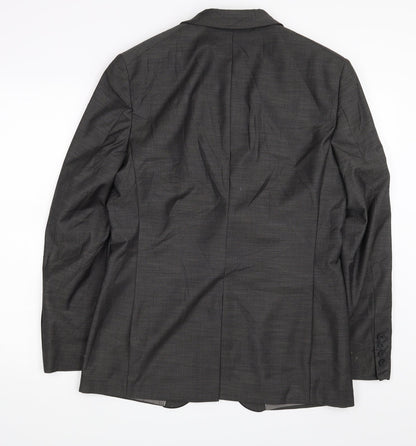 Mens UK Size 38 Burton Regular Grey Suit Jacket