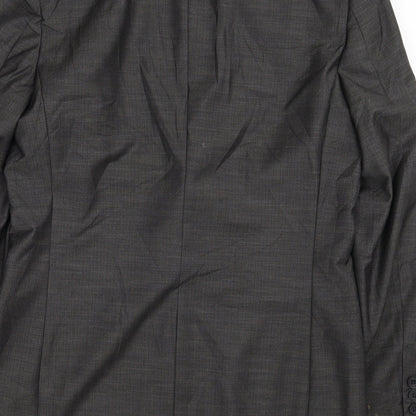 Mens UK Size 38 Burton Regular Grey Suit Jacket