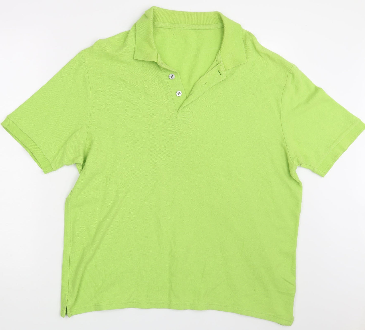 Marks and Spencer Mens Green    Polo Size L