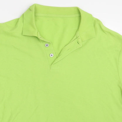 Marks and Spencer Mens Green    Polo Size L