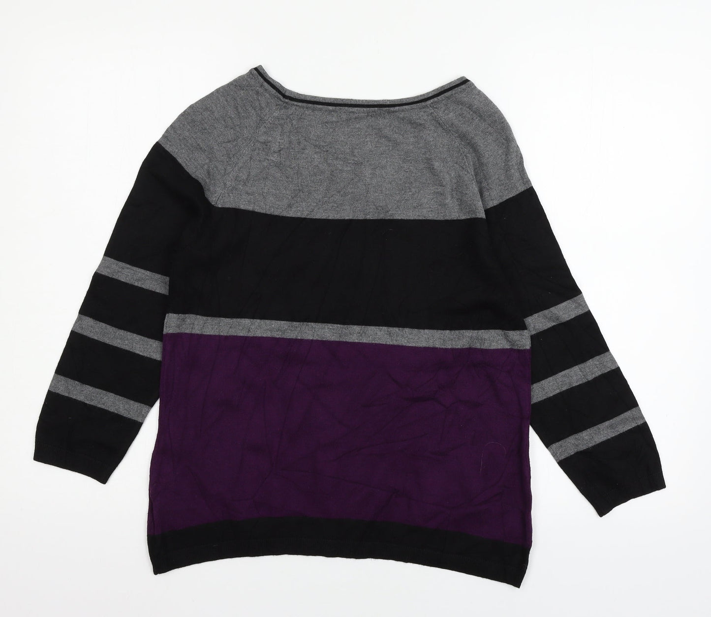 Womens UK Size 12 Debenhams Purple Pullover Jumper